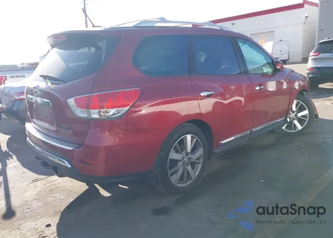 2015 Nissan Pathfinder Platinum from USA, damaged, VIN 5N1AR2MM6FC638551
